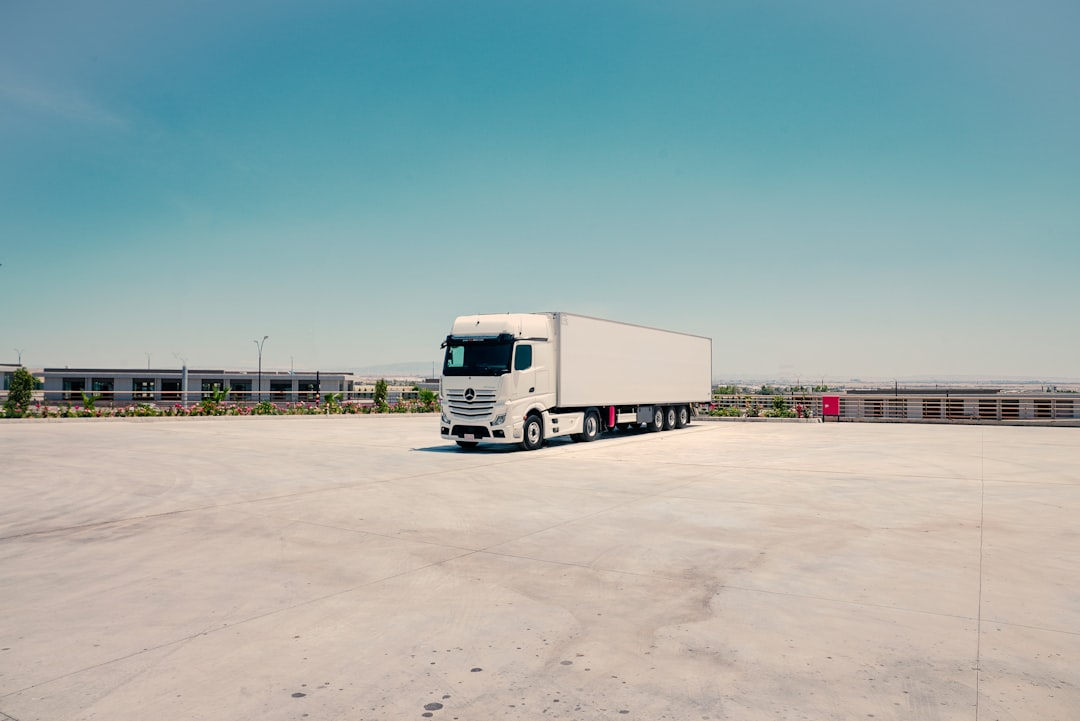 Refrigerated trailer staged at a produce cooler in Yuma, AZ